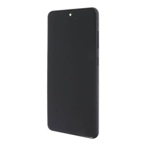 Screen Assembly With Frame (Gray) Compatible For Samsung Galaxy S21 FE 5G (Service Pack)