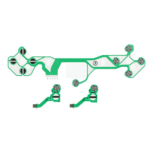 Conductive Film Keypad Ribbon Cable For PlayStation 5 Controllers 3 pcs (Version 1) (Green) (Premium)