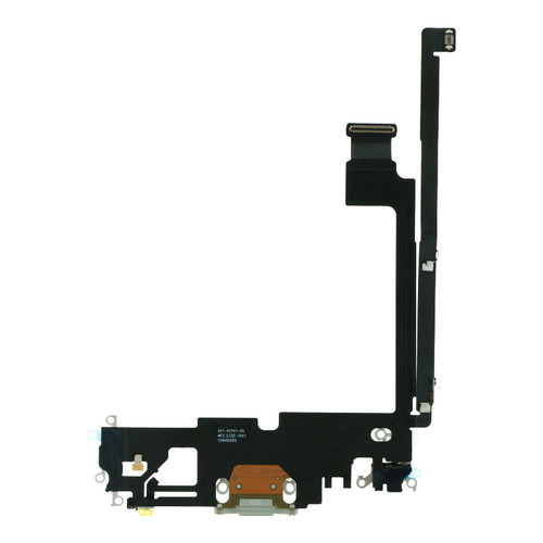 Charging Port Flex Cable For iPhone 12 Pro Max (White) (Premium)