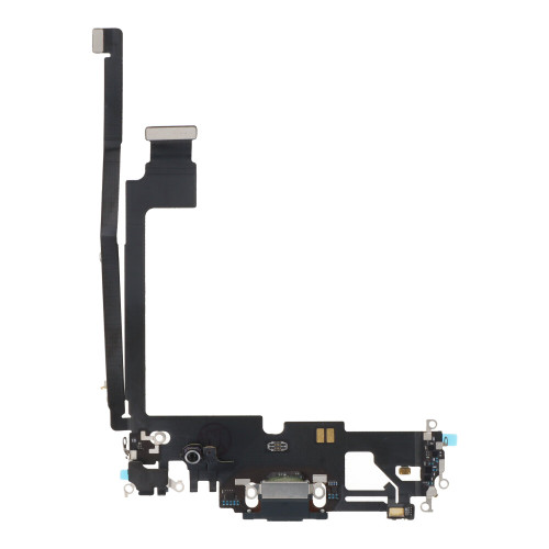 Charging Port Flex Cable For iPhone 12 Pro Max (Black) (Premium)