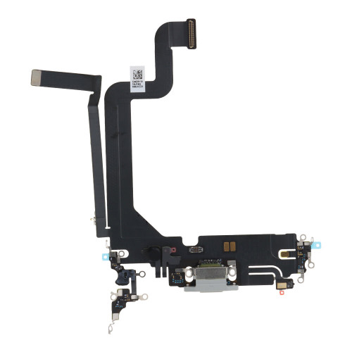 Charging Port Flex Cable For iPhone 14 Pro Max (White) (Premium)