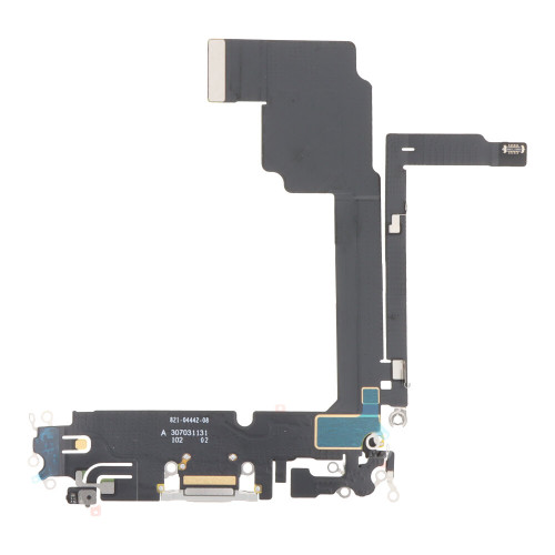 Charging Port Flex Cable For iPhone 15 Pro Max (White Titanium) (Premium)