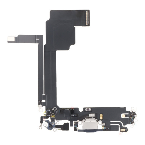 Charging Port Flex Cable For iPhone 15 Pro Max (Blue Titanium) (Premium)