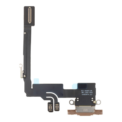 Charging Port Flex Cable For iPhone 16 Pro (Desert Titanium) (Premium)