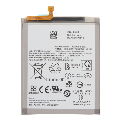 Battery Replacement for Samsung Galaxy A34/A54/A35 (Premium)