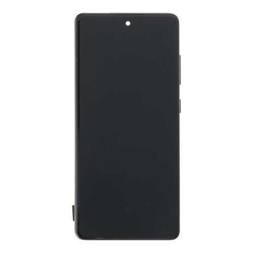 Screen Assembly With Frame (Cloud Navy) Compatible For Samsung Galaxy S20 FE (Premium)