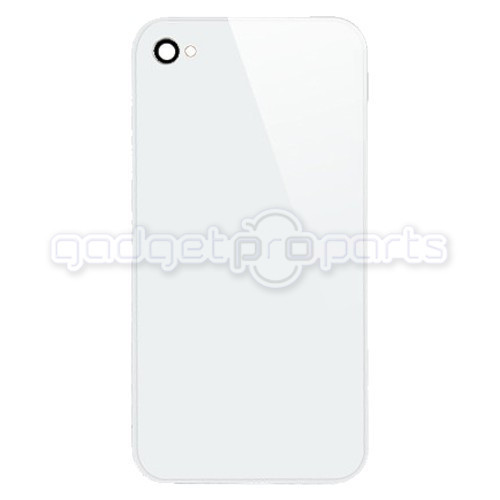 iPhone 4 GSM Back Glass NO LOGO (White)