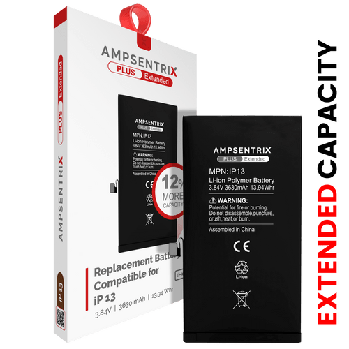 Battery For iPhone 13 (AmpSentrix Plus Extended)