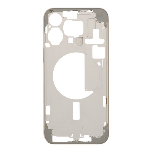 Mid-Frame Housing  (Frame Only) for iPhone 15 Pro Max  (US Version) (Natural Titanium)