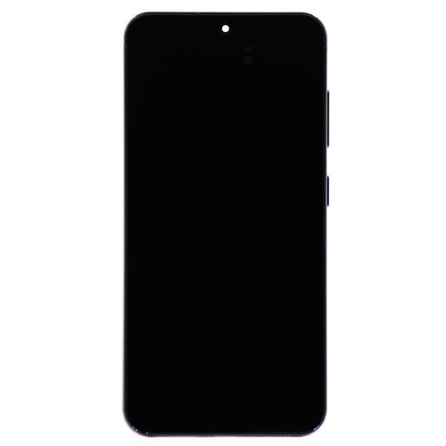 Screen Assembly With Frame (Phantom Black) Compatible For Samsung Galaxy S23 (Premium Refurbished)
