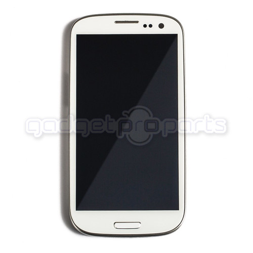 Galaxy S3 LCD/Digitizer ORIGINAL (L710 ON FRAME) (White)