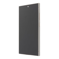 Screen Assembly (With Frame) Compatible for Samsung Galaxy S24 Ultra 5G (Phantom Silver) (Service Pack)