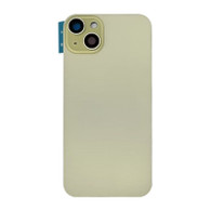 Back Glass With MagSafe Magnets and Camera Lens for iPhone 15 Plus (Yellow)