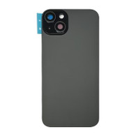 Back Glass With MagSafe Magnets and Camera Lens for iPhone 15 Plus (Black)