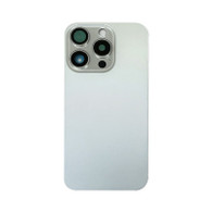 Back Glass With MagSafe Magnets and Camera Lens for iPhone 15 Pro (White)