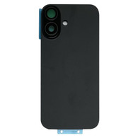 Back Glass With MagSafe Magnets and Camera Lens for iPhone 16 Plus (Black)