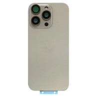 Back Glass With MagSafe Magnets and Camera Lens for iPhone 16  Pro Max (Desert Titanium)