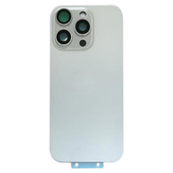 Back Glass With MagSafe Magnets and Camera Lens for iPhone 16  Pro Max (White Titanium)