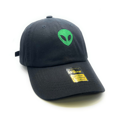 Green Alien Dad Hat (Black)