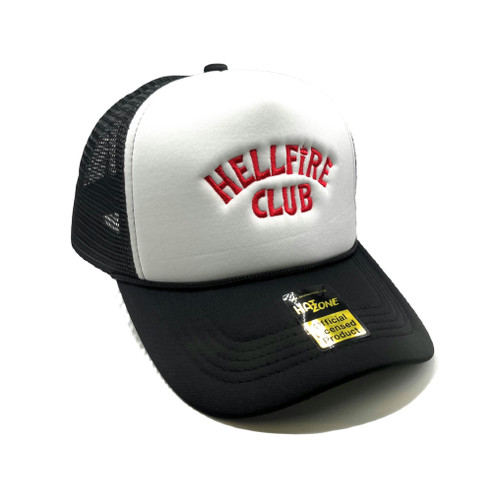 Hellfire Trucker Snapback (White/Black)