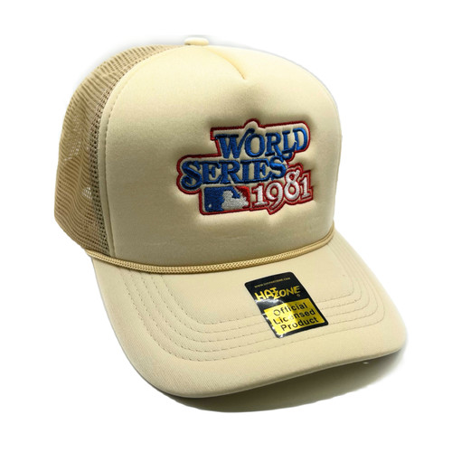 WS 1981 Retro Baseball Mesh Trucker Snapback (Khaki)