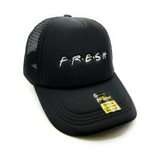 Fresh Mesh Trucker Snapback (Black)