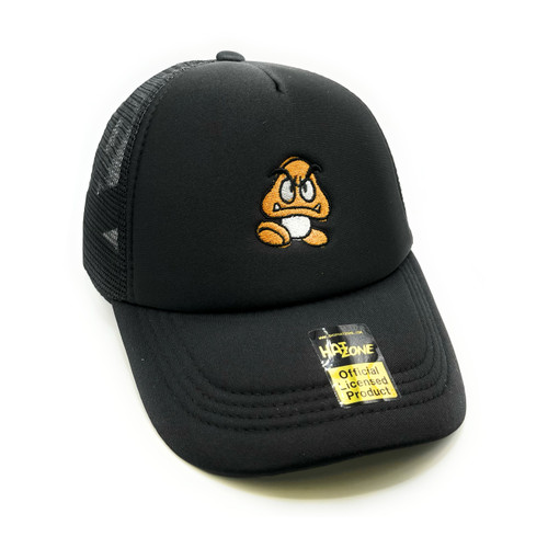 Goomba Mesh Trucker Snapback (Black)