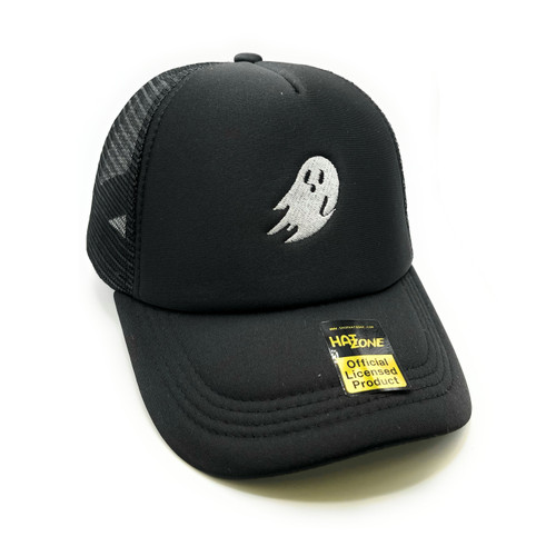 Ghost Mesh Trucker Snapback (Black)