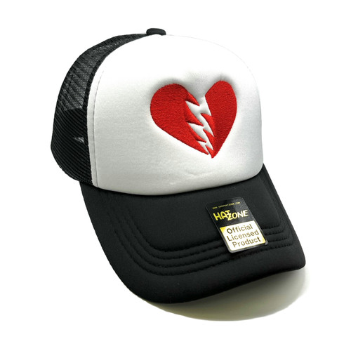 Heartbreaker Mesh Trucker Snapback (White/Black)