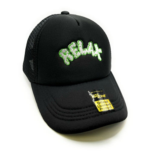 Relax Mesh Trucker Snapback (Black)