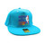 Retro Basketball Snapback (Sky Blue)