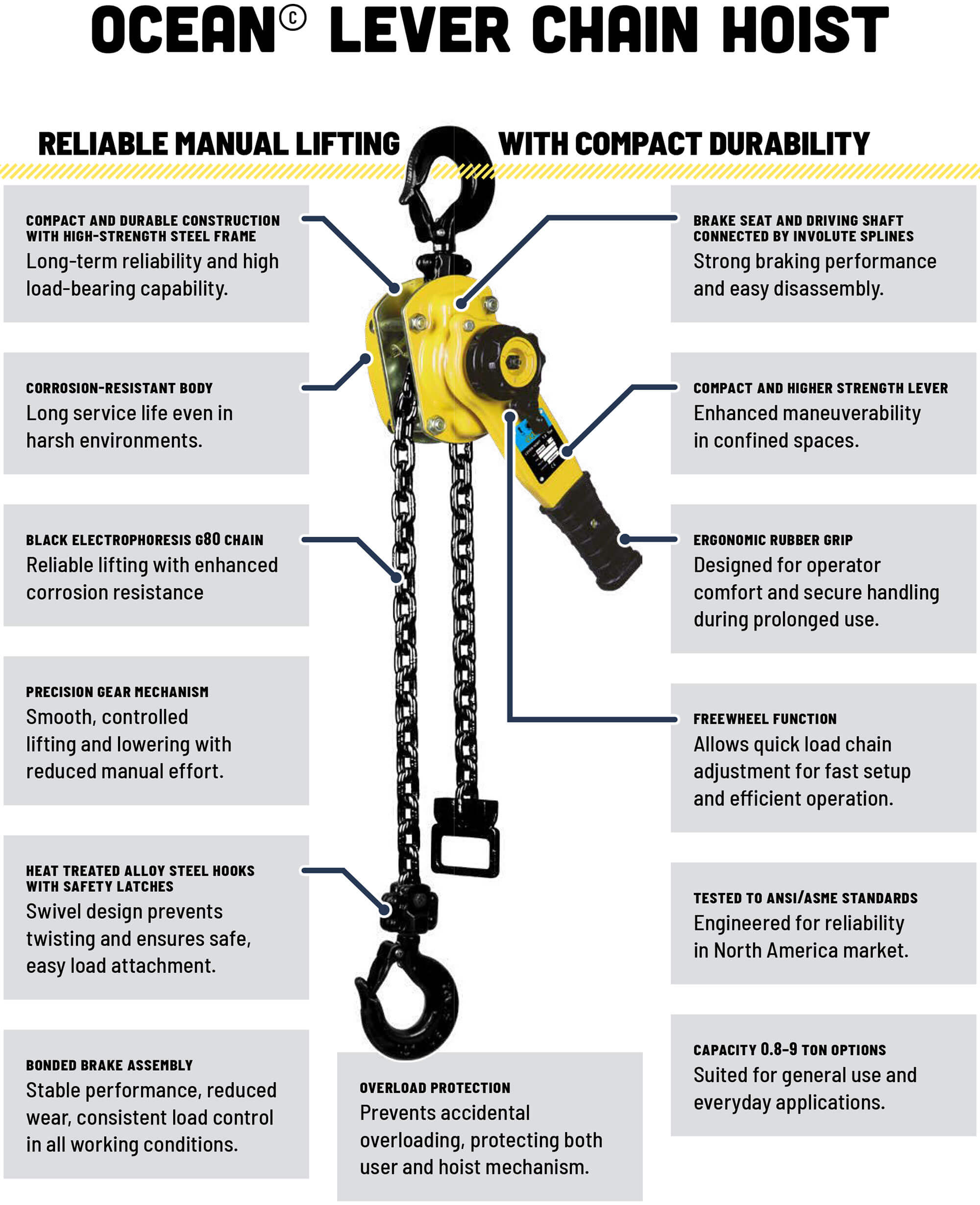 Lever Hoist Infographic