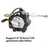 DBI Sala EZ-Line 60 ft Retractable Horizontal Lifeline System