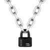 Pewag 1/2" (12mm) Security Chain Kit - 10 ft Chain & Abus Padlock