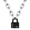 Pewag 1/2" (12mm) Security Chain Kit - 4 ft Chain & Abus Padlock