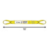 Liftex 2 Ply 4" x 16 ft Eye & Eye Type 4 Pro-Edge Web Sling - 11500 lbs WLL