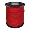 CWC 3/8" Red PolyPro 3-Strand Rope | 2430 lbs Breaking Strength