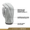 ATERET Heavy-Duty Leather Driver Glove 12-Pack