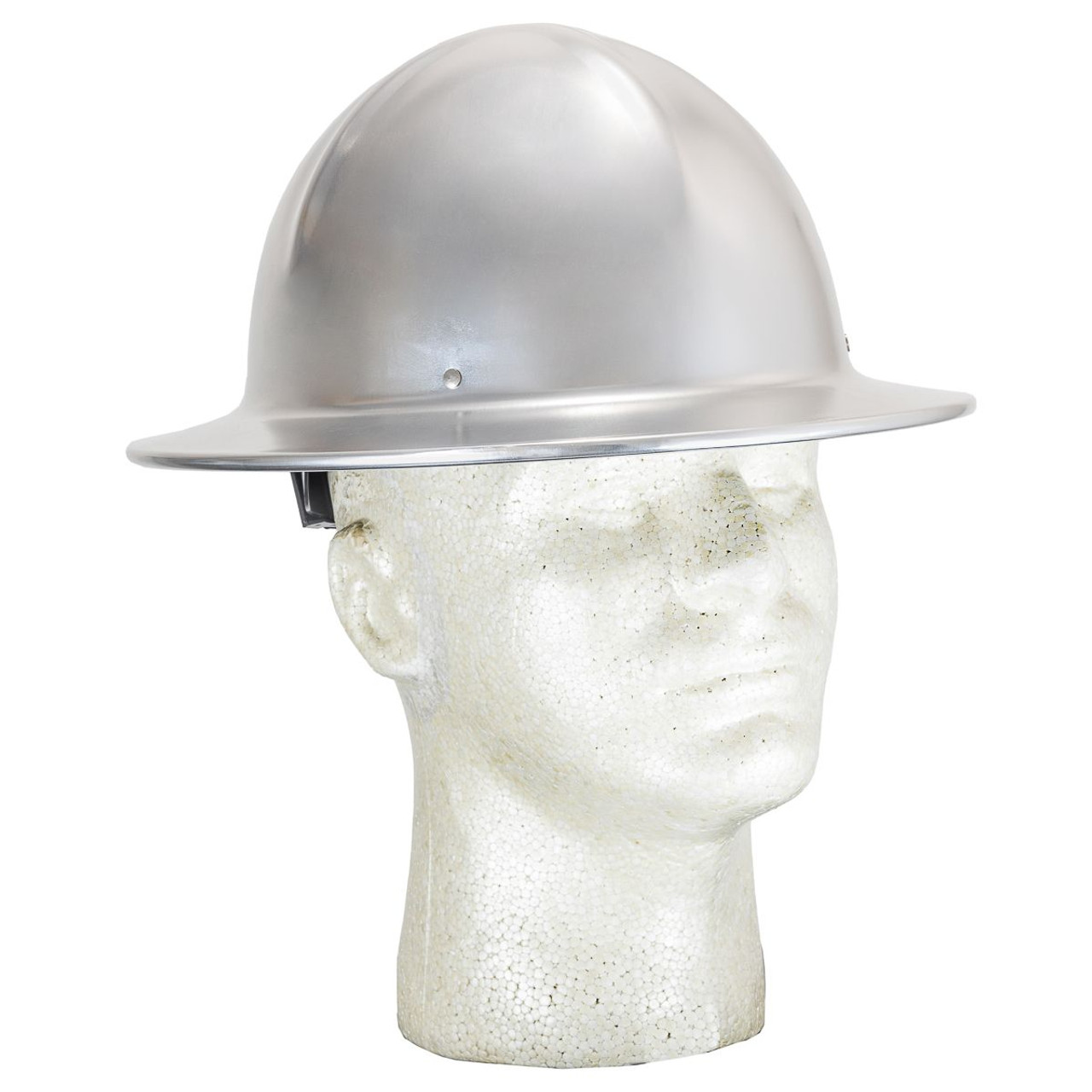 Forester Aluminum Full Brim Hard Hat - Silver