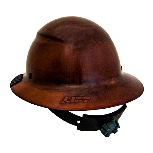 Lift Safety DAX Fiber-Reinforced Hard Hat - Natural Brown - #HDF-15NG