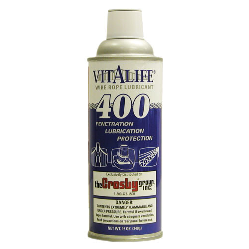 Crosby V-400 Vitalife 12 oz Wire Rope Lubricant - #1038946