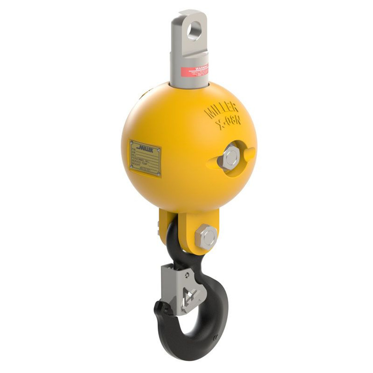 Miller Top-Swiveling Overhaul Ball - 8-1/2 Ton WLL - #HB12-2N