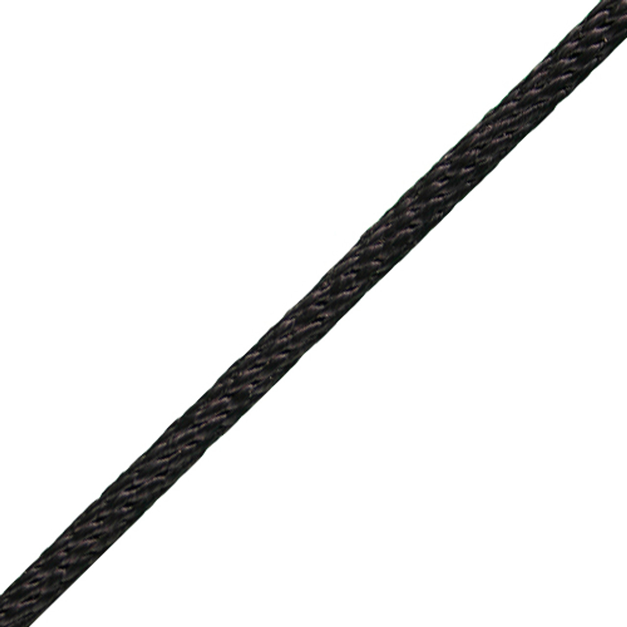 CWC 3/16 Nylon Solid Braid Rope  Black - 825 lbs Breaking Strength -  #105048