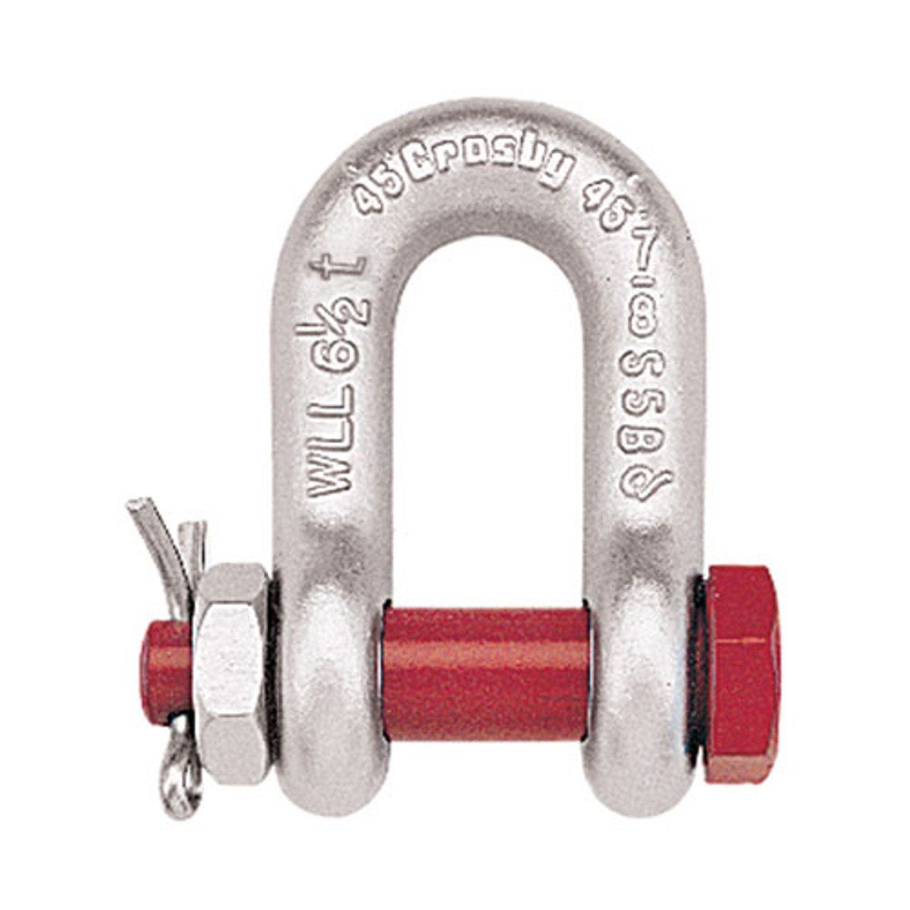 Crosby 7/8 G-2150 Bolt Type Chain Shackle - 6-1/2 Ton WLL - #1019837