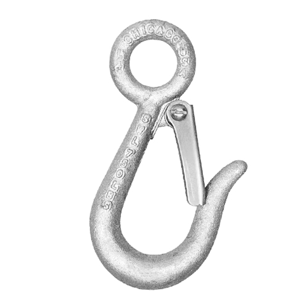 Snap Hook with Lock Nickel 70 mm - Ø 20 mm