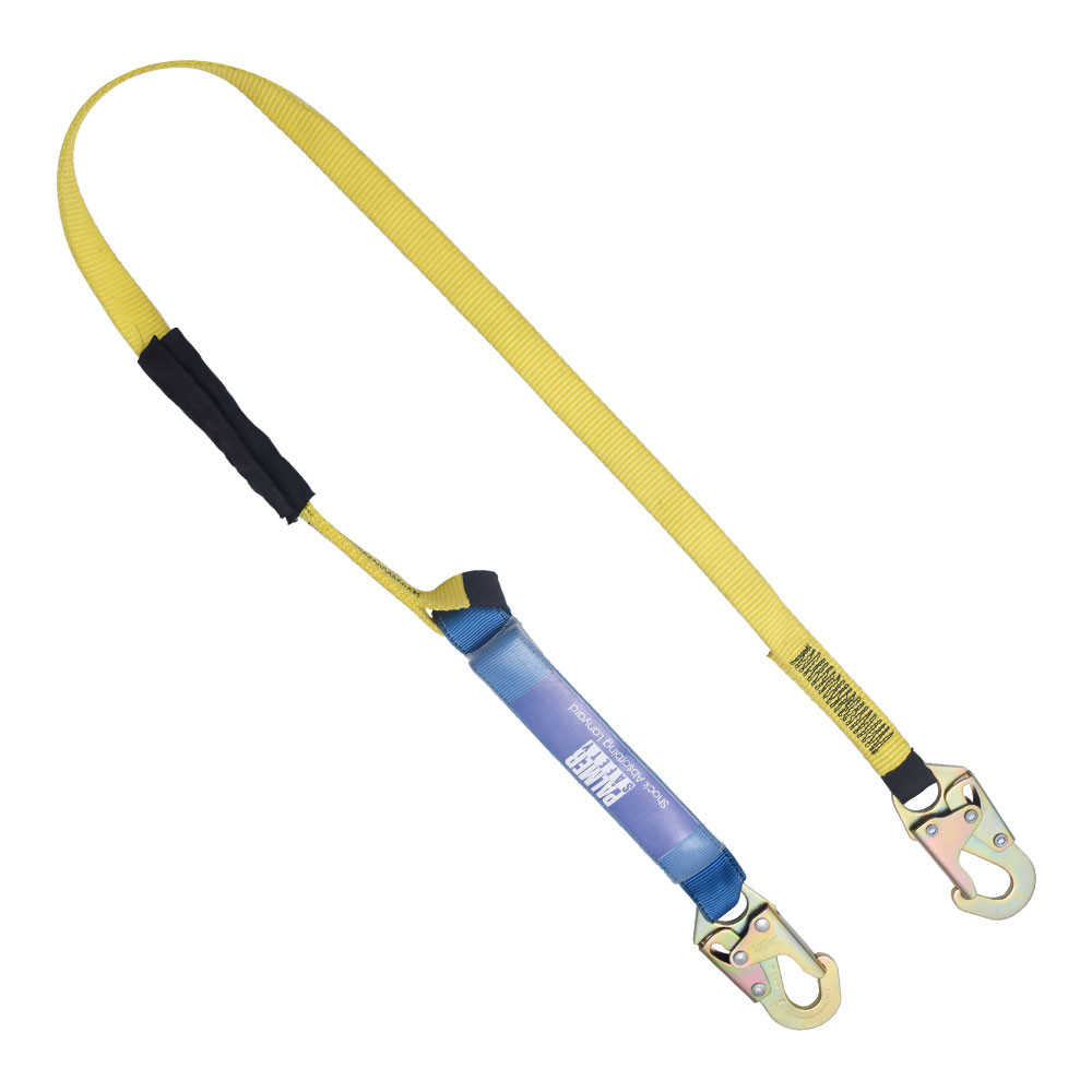 ストラップ 1111 Palmer Safety 6ft Single Leg Web Lanyard w/ Snap Hooks - #L111111
