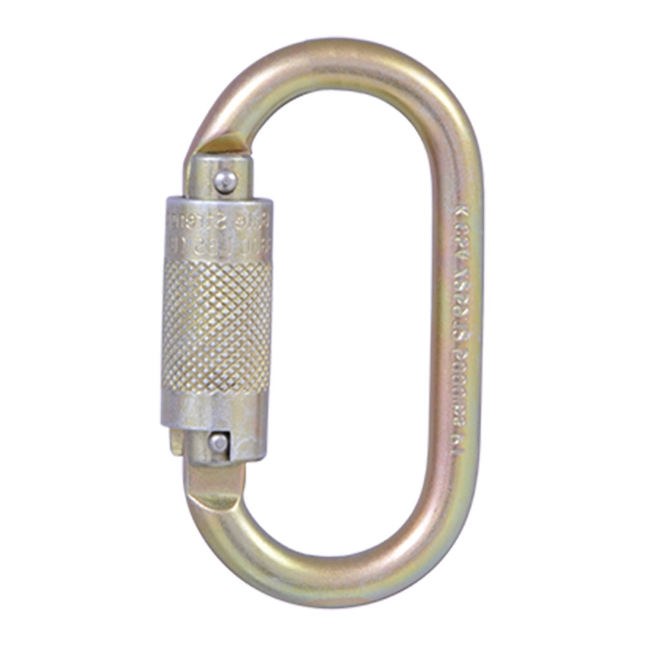 Twist Lock Modified D Steel Carabiner | ProClimb