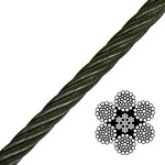 6x36 Class Bright Wire Rope