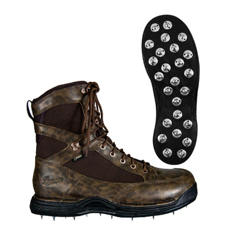 calk logging boots