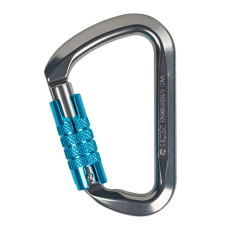 USR ProClimb Aluminum "D" Carabiner - Triple-Locking